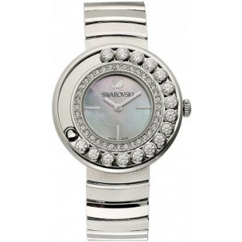 Swarovski Lovely Crystal Mother of Pearl Dial Silver Steel Strap Watch for Women - 1160307 Buy Now By Swarovski