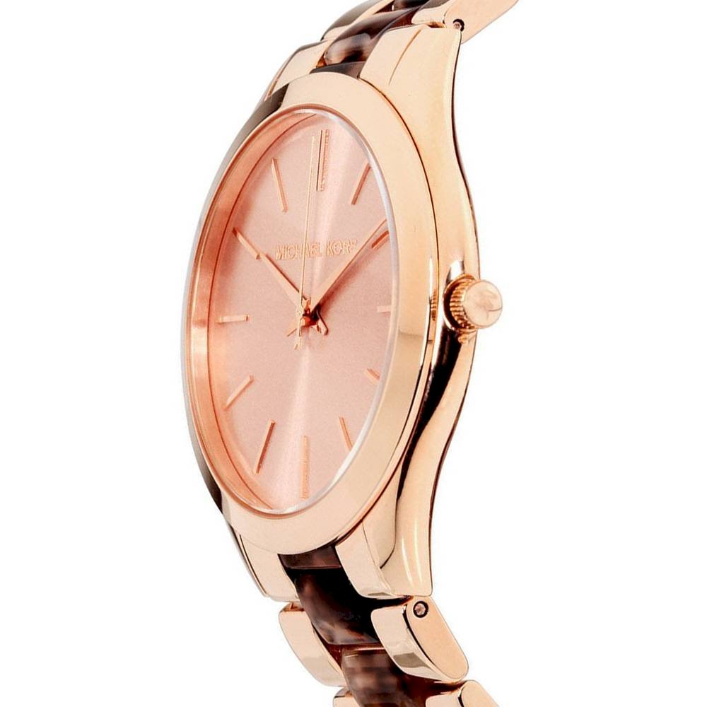 Michael Kors Runway Rose Gold Dial Two Tone Steel Strap Watch for Women - MK4301 Buy Now By Michael Kors