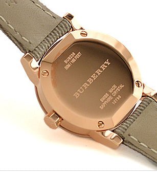 Burberry The City Pink Dial Brown Leather Strap Watch for Women - BU9236 Buy Now By Burberry