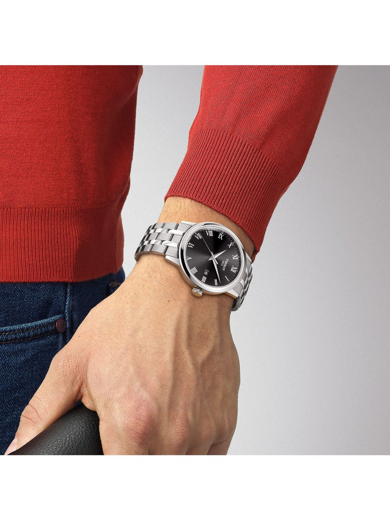 Tissot Classic Dream Black Dial Silver Steel Strap Watch For Men - T129.410.11.053.00 Buy Now By Tissot