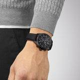 Tissot Chrono XL Vintage Black Dial Black Leather Strap Watch For Men - T116.617.36.052.00 Buy Now By Tissot