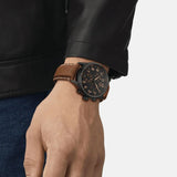 Tissot Chrono XL Quartz Black Dial Brown Leather Strap Watch For Men - T116.617.36.052.03 Buy Now By Tissot