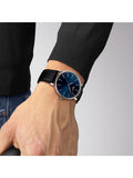 Tissot Everytime Gent Blue Dial Black Leather Strap Watch for Men - T143.410.16.041.00 Buy Now By Tissot
