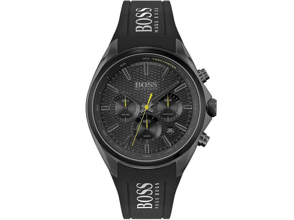 Hugo Boss Distinct Black Dial Black Silicone Strap Watch for Men - 1513859 Buy Now By Hugo Boss
