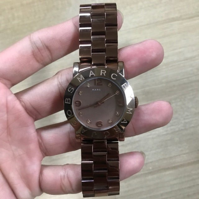 Marc Jacobs Amy Brown Dial Brown Steel Strap Watch for Women - MBM3119 Buy Now By Marc Jacobs