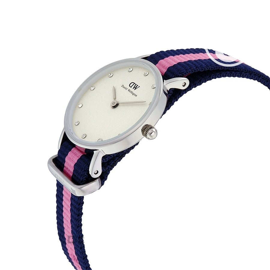 Daniel Wellington Classy Winchester White Dial Two Tone NATO Strap Watch For Women - DW00100073 Buy Now By Daniel Wellington