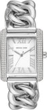 Michael Kors Emery Three Hand White Dial Silver Steel Strap Watch For Women - MK7438 Buy Now By Michael Kors