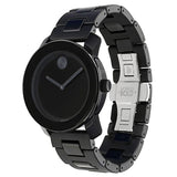 Movado Bold Black Dial Black Steel Strap Watch For Men - 3600047 Buy Now By Movado