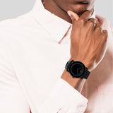 Movado Bold Black Dial Black Steel Strap Watch For Men - 3600047 Buy Now By Movado