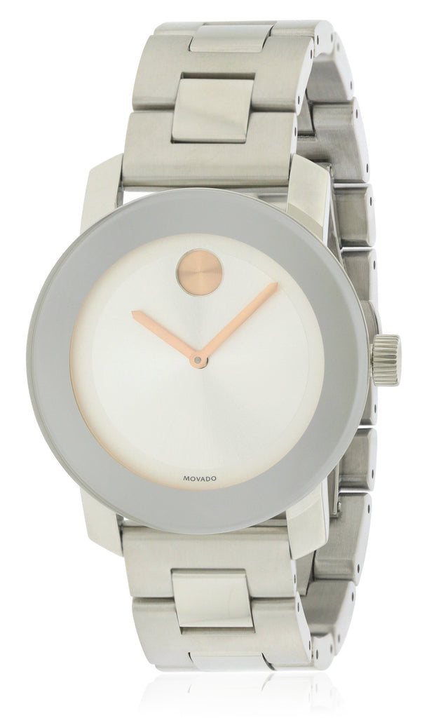 Movado Bold Silver Dial Silver Steel Strap Watch For Women - 3600084 Buy Now By Movado