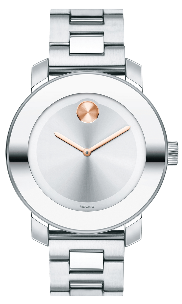 Movado Bold Silver Dial Silver Steel Strap Watch For Women - 3600084 Buy Now By Movado