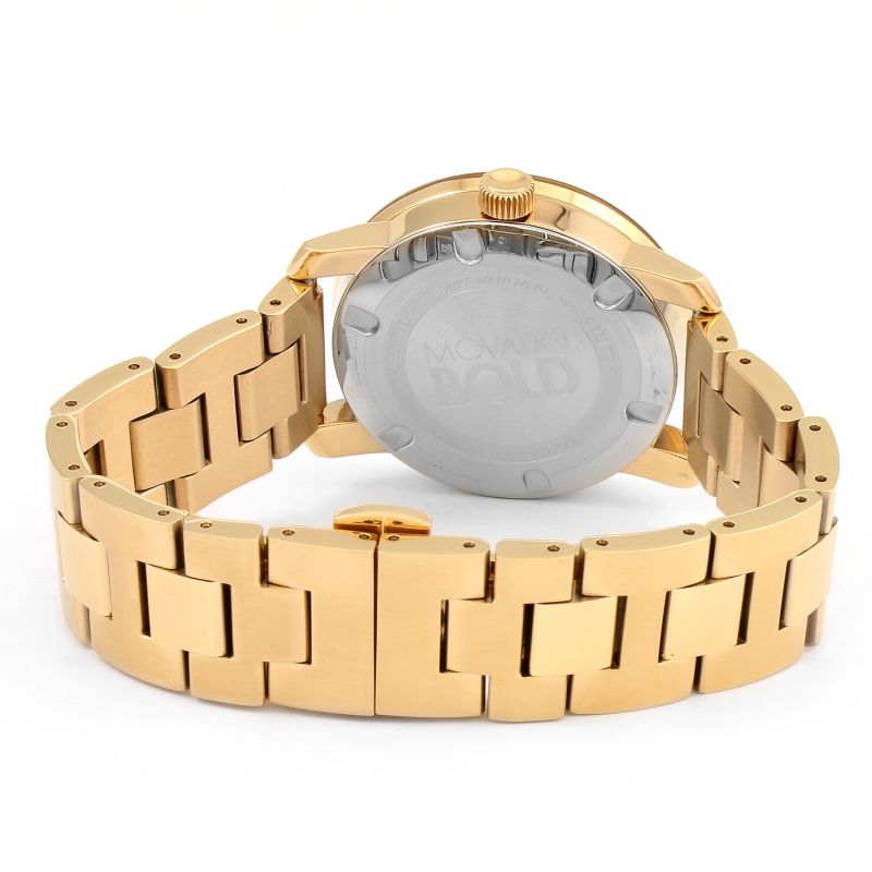 Movado Bold Rose Gold Dial Rose Gold Steel Strap Watch for Women - 3600086 Buy Now By Movado