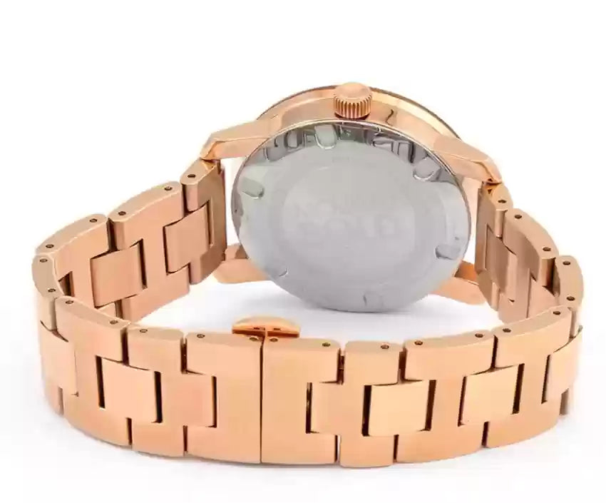 Movado Bold Rose Gold Dial Rose Gold Steel Strap Watch for Women - 3600086 Buy Now By Movado