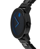 Movado Bold TR90 Black Dial Black Steel Strap Watch for Men - 3600099 Buy Now By Movado