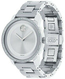 Movado Bold Diamonds Silver Dial Silver Steel Strap Watch for Women - 3600149 Buy Now By Movado