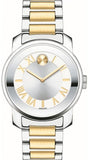 Movado Bold Silver Dial Two Tone Steel Strap Watch for Women - 3600245 Buy Now By Movado