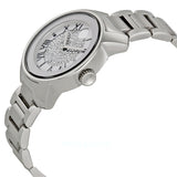 Movado Bold Crystal Pave Silver Dial Silver Steel Strap Watch for Women - 3600254 Buy Now By Movado