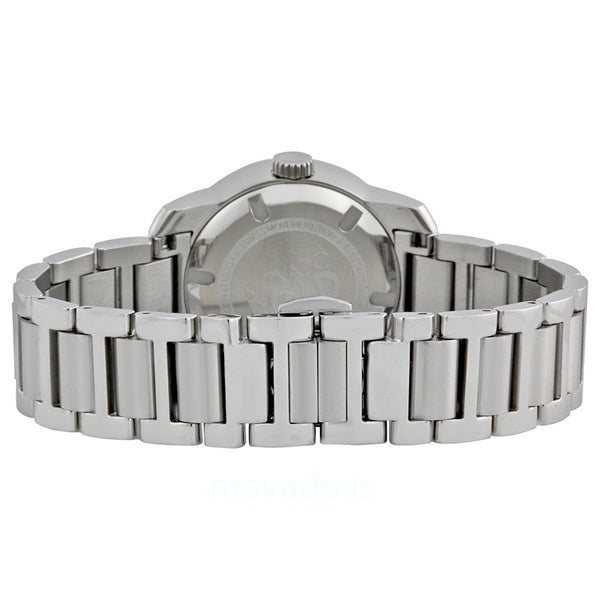 Movado Bold Crystal Pave Silver Dial Silver Steel Strap Watch for Women - 3600254 Buy Now By Movado