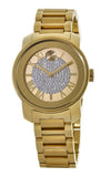Movado Bold Pave Gold Dial Gold Steel Strap Watch For Women - 3600255 Buy Now By Movado