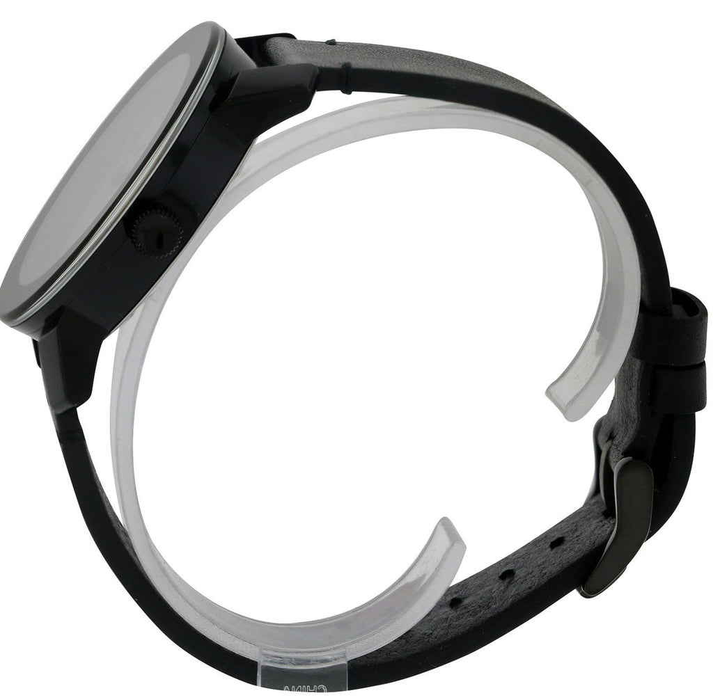 Movado Bold Black Dial Black Leather Strap Watch For Men - 3600306 Buy Now By Movado