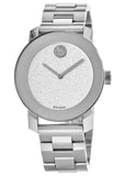 Movado Bold Crystal Dot Silver Dial Silver Steel Strap Watch For Women - 3600334 Buy Now By Movado