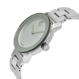 Movado Bold Crystal Dot Silver Dial Silver Steel Strap Watch For Women - 3600334 Buy Now By Movado