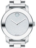 Movado Bold Crystal Dot Silver Dial Silver Steel Strap Watch For Women - 3600334 Buy Now By Movado