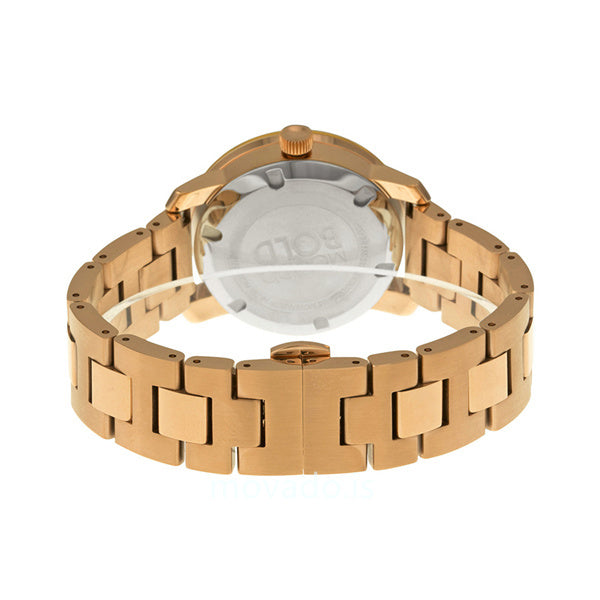 Movado Bold Rose Gold Dial Rose Gold Steel Strap Watch for Women - 3600342 Buy Now By Movado