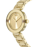 Movado Bold Gold Dial Gold Steel Strap Watch For Women - 3600382 Buy Now By Movado