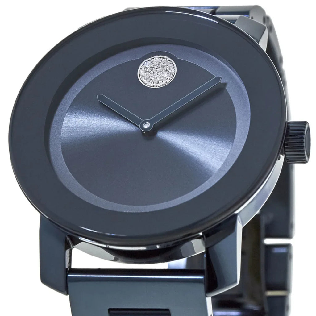 Movado Bold Blue Dial Blue Steel Strap Watch For Women - 3600388 Buy Now By Movado