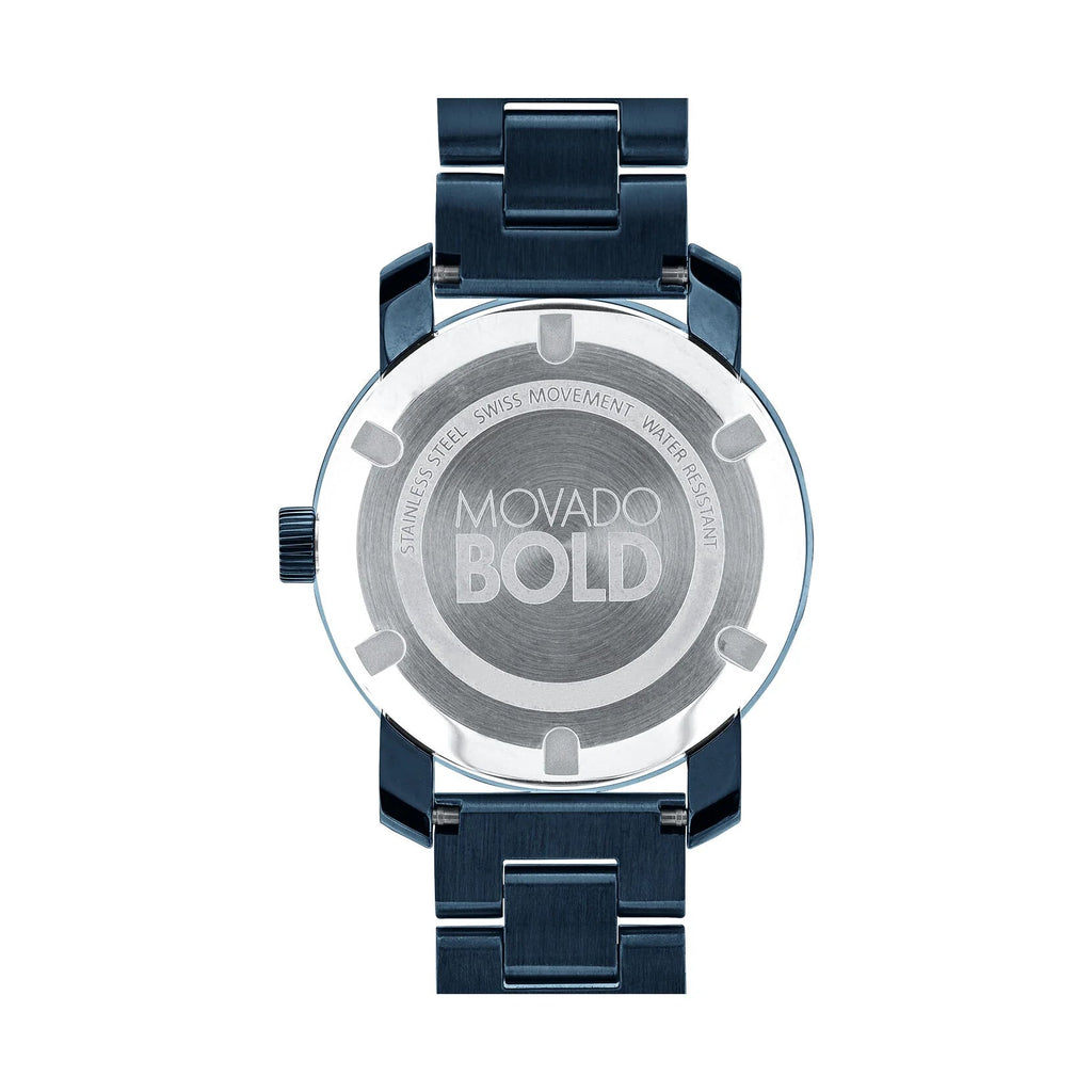 Movado Bold Blue Dial Blue Steel Strap Watch For Women - 3600388 Buy Now By Movado