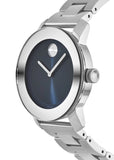 Movado Bold Blue Dial Silver Steel Strap Watch for Women - 3600396 Buy Now By Movado