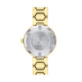 Movado Bold Crystal Gold Dial Gold Steel Strap Watch For Women - 3600492 Buy Now By Movado