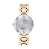 Movado Bold Crystal Pave Rose Gold Dial Rose Gold Steel Strap Watch For Women - 3600493 Buy Now By Movado