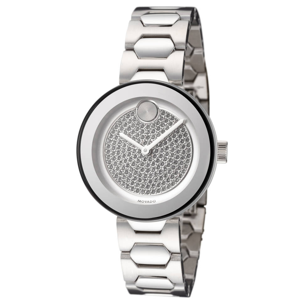 Movado Bold Silver Dial Silver Steel Strap Watch For Women - 3600567 Buy Now By Movado