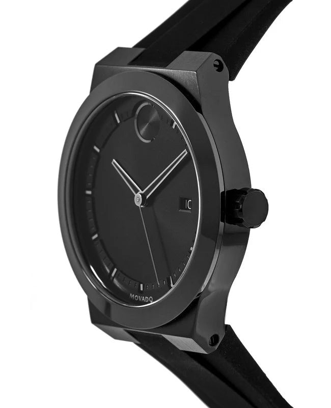 Movado Bold Fusion Black Dial Black Rubber Strap Watch for Men - 3600621 Buy Now By Movado