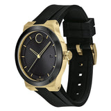 Movado Bold Black Dial Black Rubber Strap Watch for Men - 3600623 Buy Now By Movado