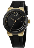 Movado Bold Black Dial Black Rubber Strap Watch for Men - 3600623 Buy Now By Movado