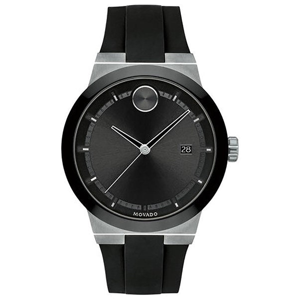 Movado Bold Fusion Black Dial Black Silicone Strap Watch for Men - 3600624 Buy Now By Movado