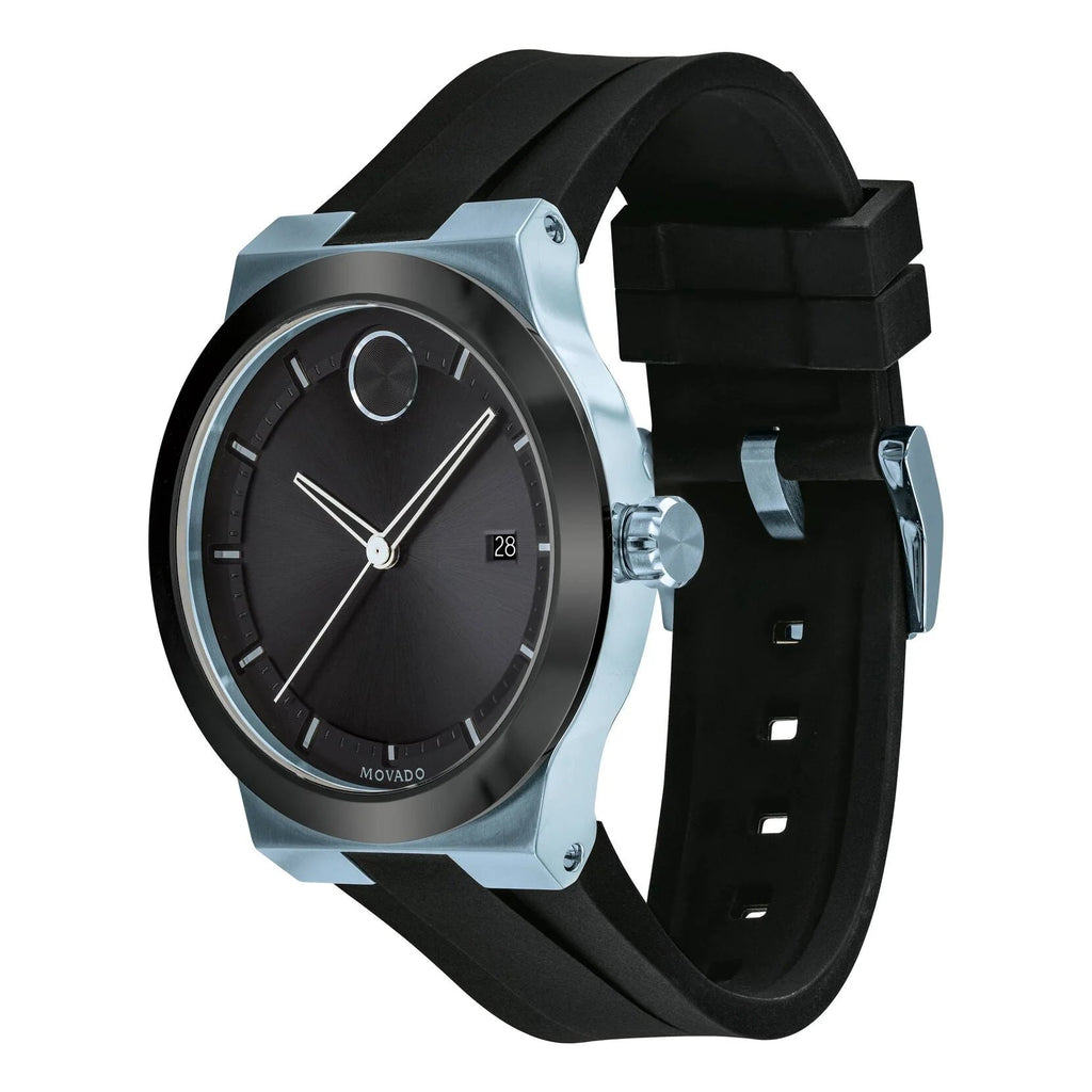 Movado Bold Fusion Black Dial Black Rubber Strap Watch for Men - 3600626 Buy Now By Movado