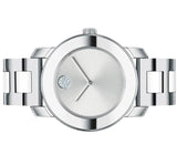Movado Bold Ceramic Silver Dial Silver Steel Strap Watch for Women - 3600638 Buy Now By Movado