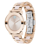 Movado Bold Rose Gold Dial Two Tone Steel Strap Watch for Women - 3600639 Buy Now By Movado