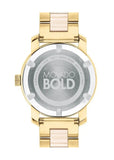 Movado Bold Beige Dial Two Tone Steel Strap Watch For Women - 3600640 Buy Now By Movado