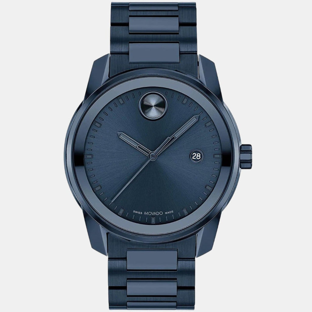 Movado Bold Verso Blue Dial Blue Steel Strap Watch for Men - 3600862 Buy Now By Movado