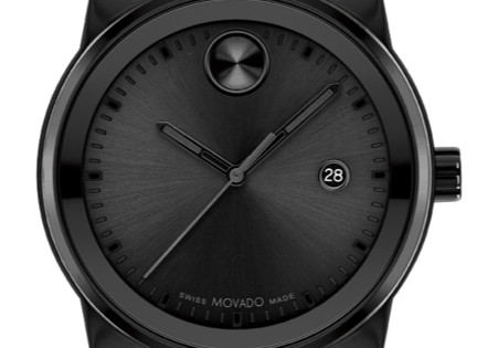 Movado Bold Verso Black Dial Black Steel Strap Watch for Men - 3600863 Buy Now By Movado
