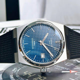 Tissot PRX Powermatic 80 Blue Dial Black Rubber Strap Watch for Men - T137.407.17.041.00