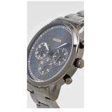 Guess Hendrix Chronograph Gunmetal Dial Gunmetal Steel Strap Watch for Men - W1309G3 Buy Now By Guess