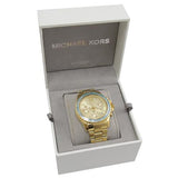 Michael Kors Everest Chronograph Gold Dial Gold Steel Strap Watch For Women - MK7210 Buy Now By Michael Kors