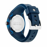 Gucci Sync XXL Quartz Blue Dial Blue Rubber Strap Watch For Men - YA137104 Buy Now By Gucci