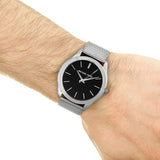 Michael Kors Slim Runway Analog Black Dial Silver Mesh Bracelet Watch For Men - MK8606 Buy Now By Michael Kors